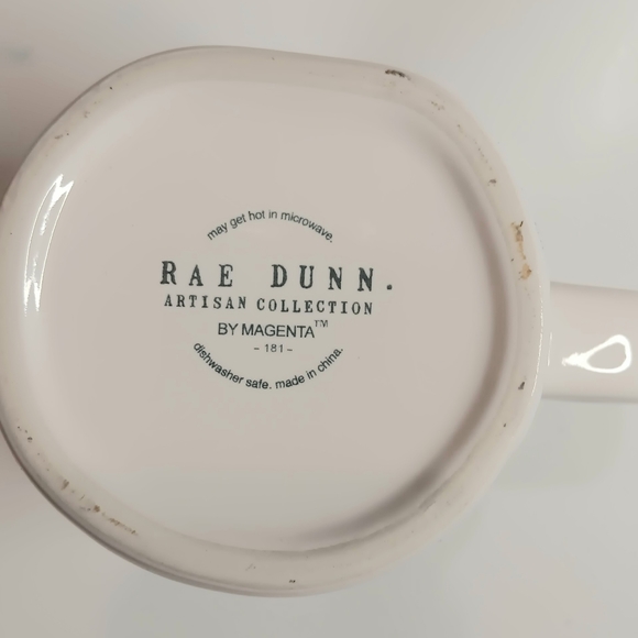 Rae Dunn Double-Sided Mug.  "Don't Worry Be Hoppy" - Picture 2 of 4